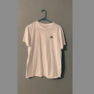 Plain white adidas t shirt